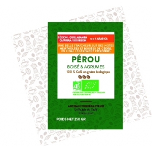 Pérou bio 100 % arabica -1 kg mouture cafetière expresso / percolateur