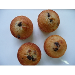 Financiers pépites de chocolat