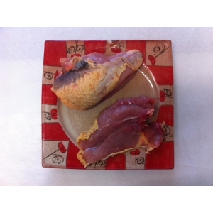Découpe de pintade