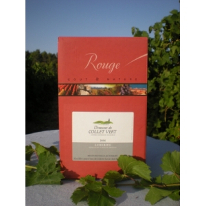 Bib aop rouge 5l collet vert