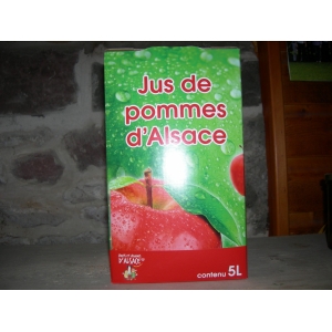 Bag in box de 5 l jus de pom