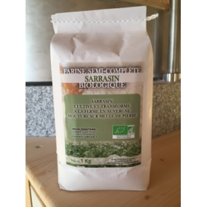 Farine de sarrasin semi complète bi
