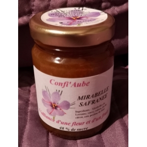 Confi'aube mirabelle safranée