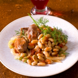 Sauté d'agneau aux haricots 400g