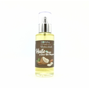 Huile argan-coco bio parfumée