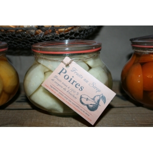 Poires au sirop