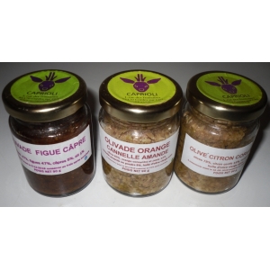 Coffret de 3 olivades fruitées