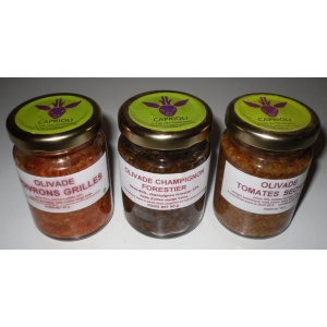 Coffret de 3 olivades légumes