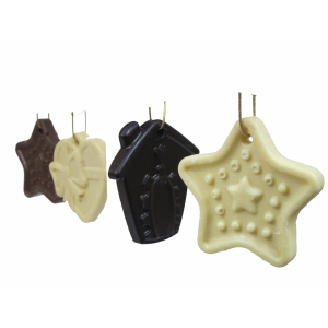 Ornement de noël chocolat blanc
