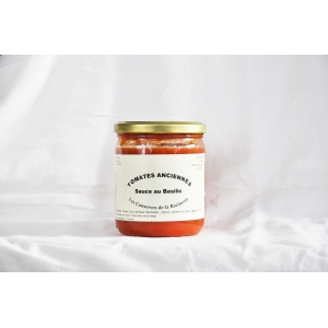 Sauce de tomates anciennes au basilic - 450 ml