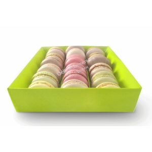 Macarons boîte de 18 - bio