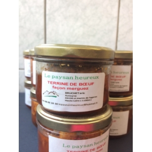 Terrine de boeuf facon merguez