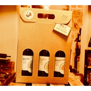 Coffret cadeau de 3 bieres 75cl