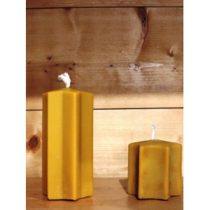 Bougie étoile de noel