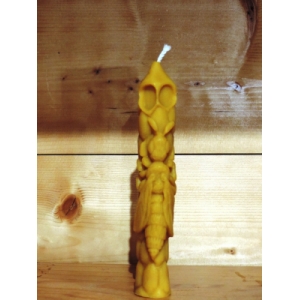 Bougie pour bougeoir cire d'abeille