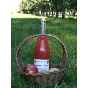Jus de pomme-fraise