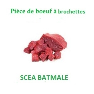 Brochettes de boeuf, 1 kg environ