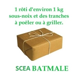 Colis de boeuf 3 kg environ