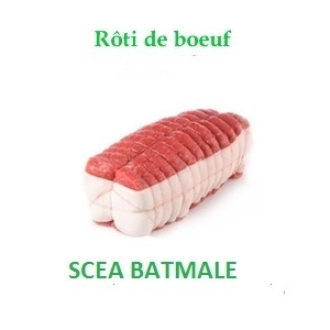 Rôti de boeuf, 600 g environ
