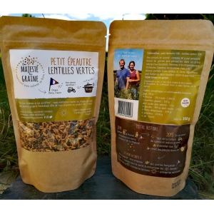 Mélange petit épeautre/lentilles vertes