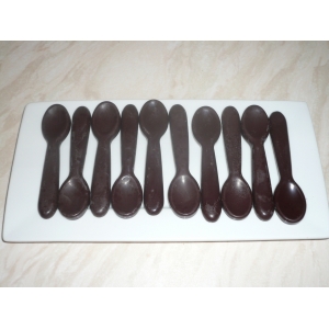 Cuilléres en chocolat