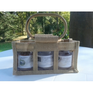 P2 - panier toile de jute à offrir ou à