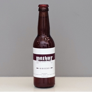 Bière blanche bio 33cl à l'hibiscus