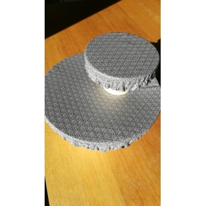 Charlottes de plat, lot de 2 'grises'