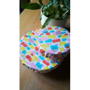 Charlottes de plat, lot de 2 'multicolores'