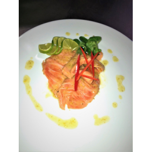 Carpaccio de saumon label rouge