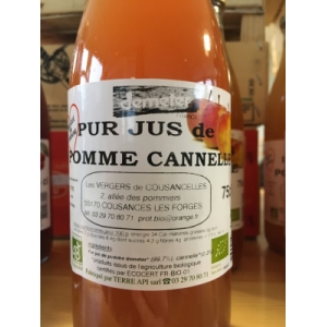 Pur jus de pomme-cannelle 75cl