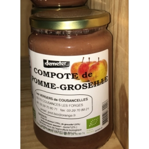 Compote de pomme-groseille