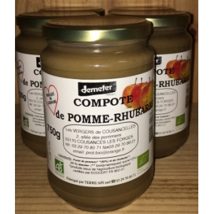 Compote de pomme-rhubarbe