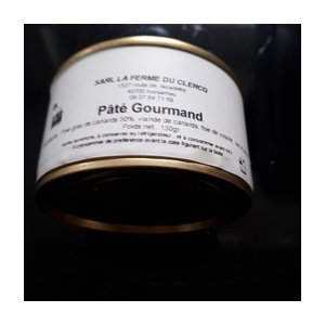 Pâté de canard gourmand 130g