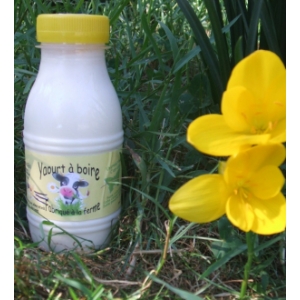 Yaourt à boire à la vanille