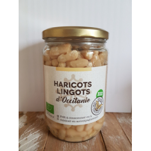 Bocal haricot lingot bio 400 gr