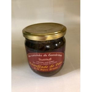 Estouffade de porc a la biere brune 