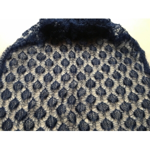 Foulard dentelle nocturne