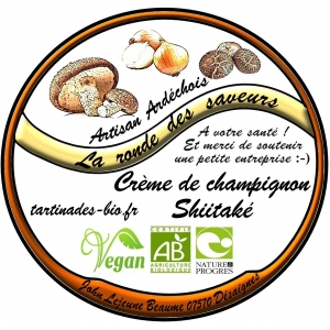 Crème de champignons shiitakés