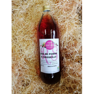 Jus de pomme groseille