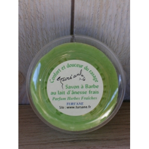 Savon à barbe au lait d'ânesse