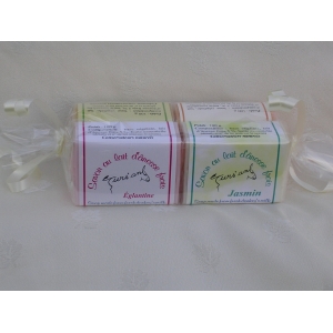 Lot de 4 savons au lait d'ânesse