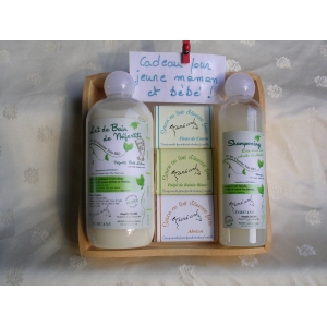 Cadeau maman et bébé au lait d'ânesse