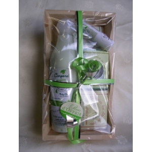 Coffret-cadeau verveine-citronnée au lait d'ânesse