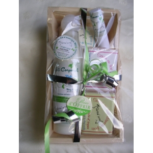 Coffret-cadeau nature au lait d'ânesse