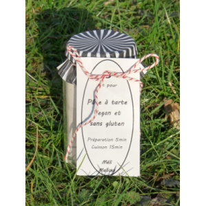 Pâte à tarte salée vegan et sans gluten