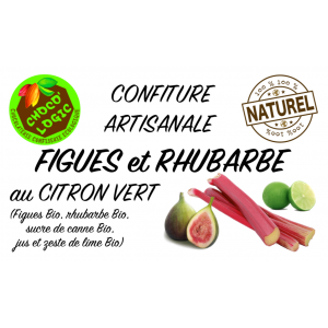 Confiture figues et rhubarbe