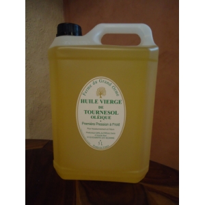 Huile vierge de tournesol oméga 9