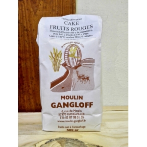 Préparation pour cake fruits rouges