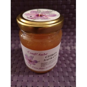 Confi'aube citron safrané